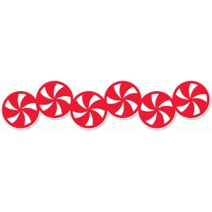 peppermint candy border|52919