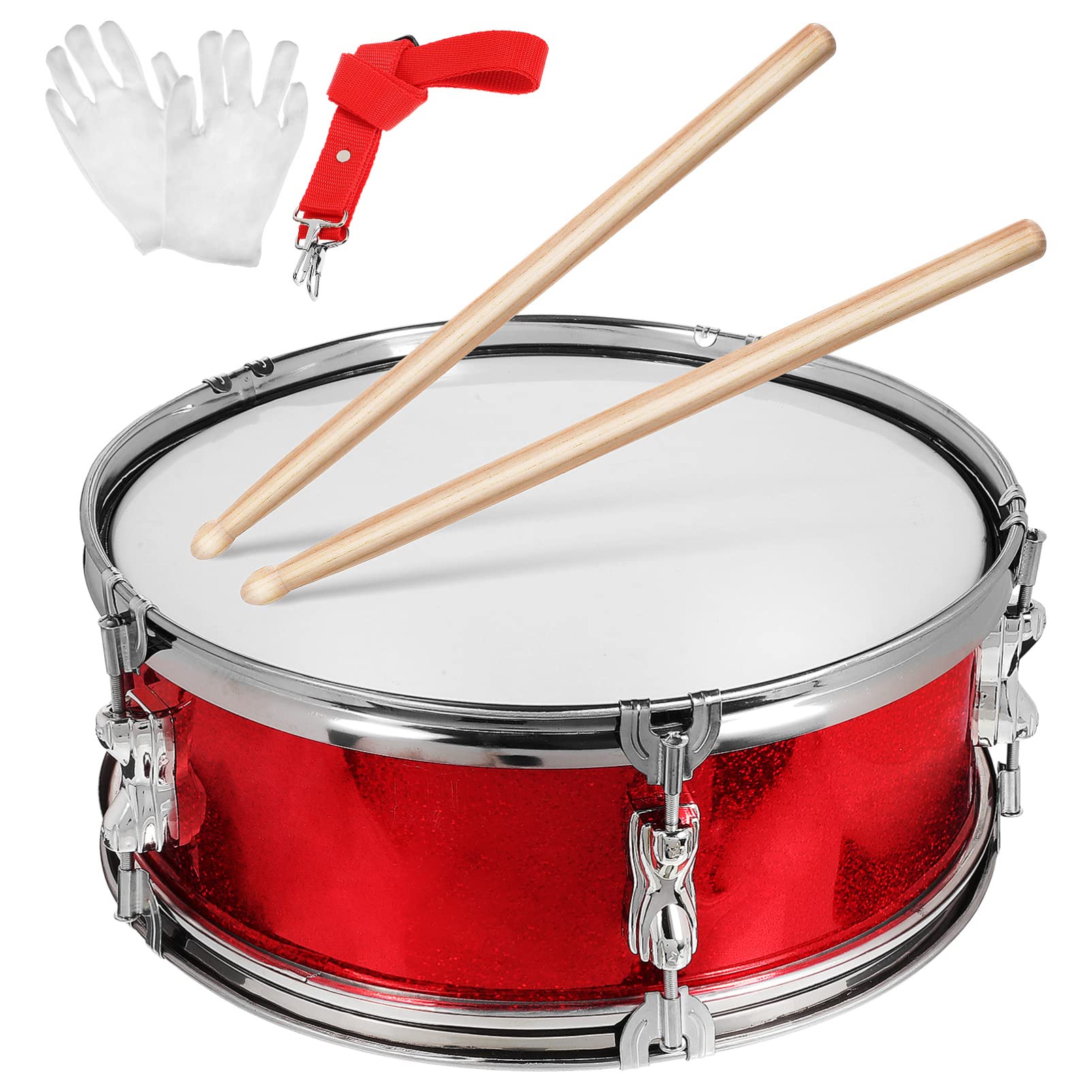Amazon.com: Milisten Marching Drum Set 13 Inch, Snare Drum with ...