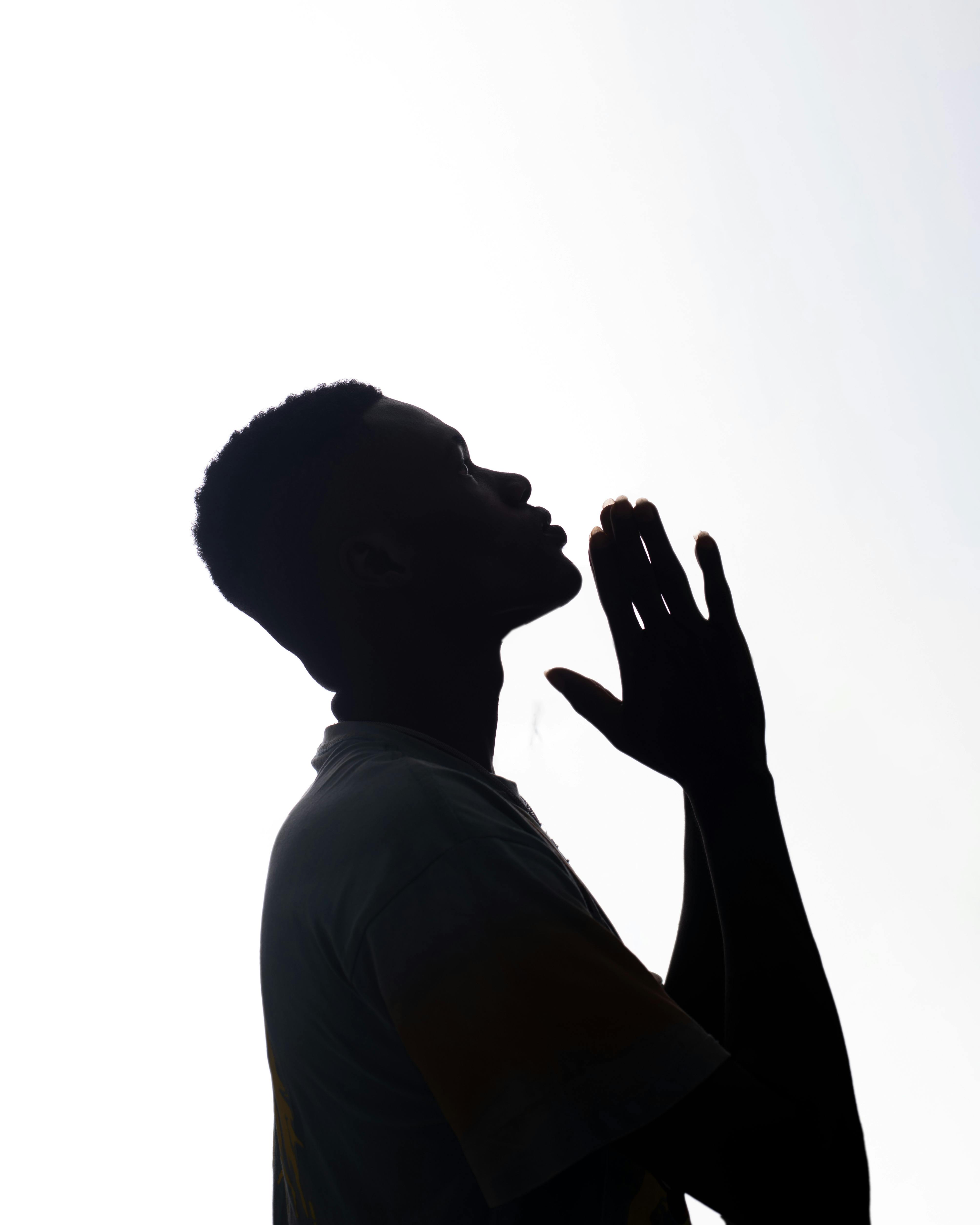 person praying