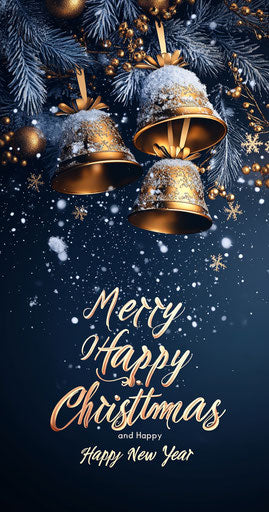 Personalized Merry Christmas And Happy New Year Caricature Clipart for  Special Occasions
