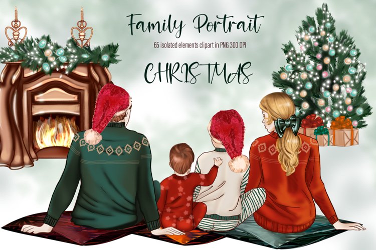 personalized christmas cliparts