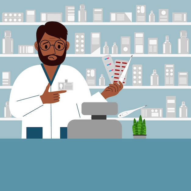 pharmacy technician cliparts