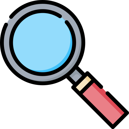 MAGNIFYING GLASS, diameter 7.5 cm