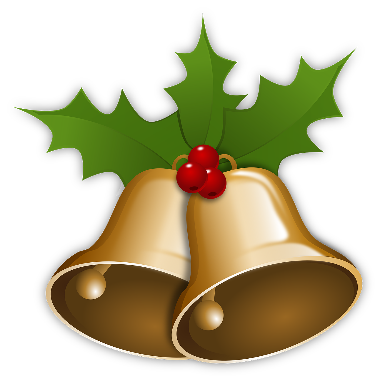 Download Christmas, Bells, Holly. Royalty-Free Vector Graphic ...