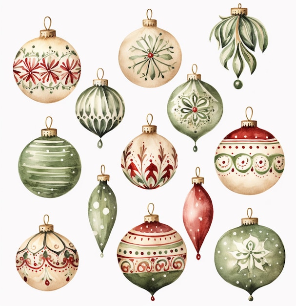 photos of christmas ornaments