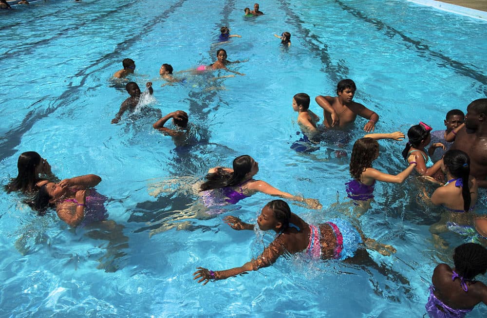 photos of people swimming