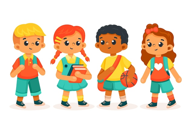 photos of school children