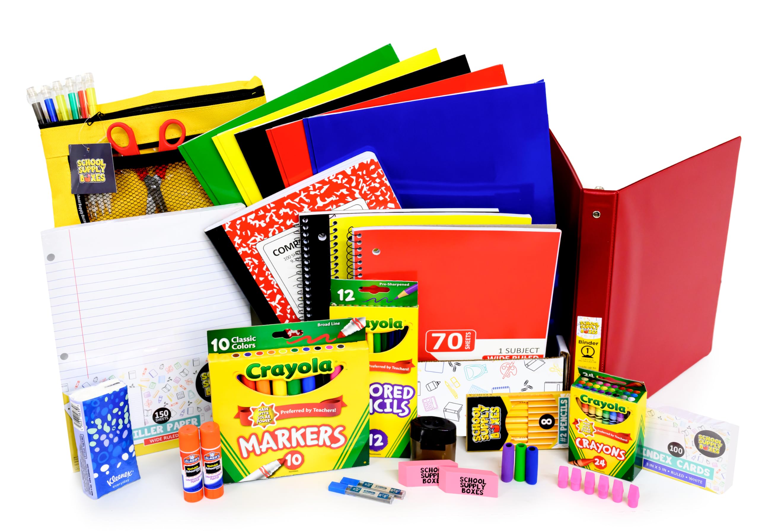 photos of school supplies
