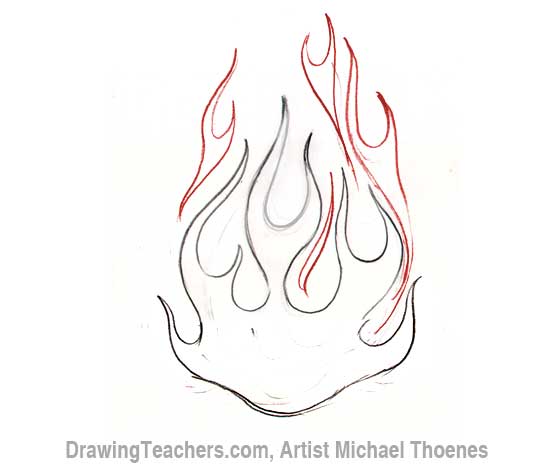 How to Draw Flames