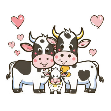 pics of cartoon cows