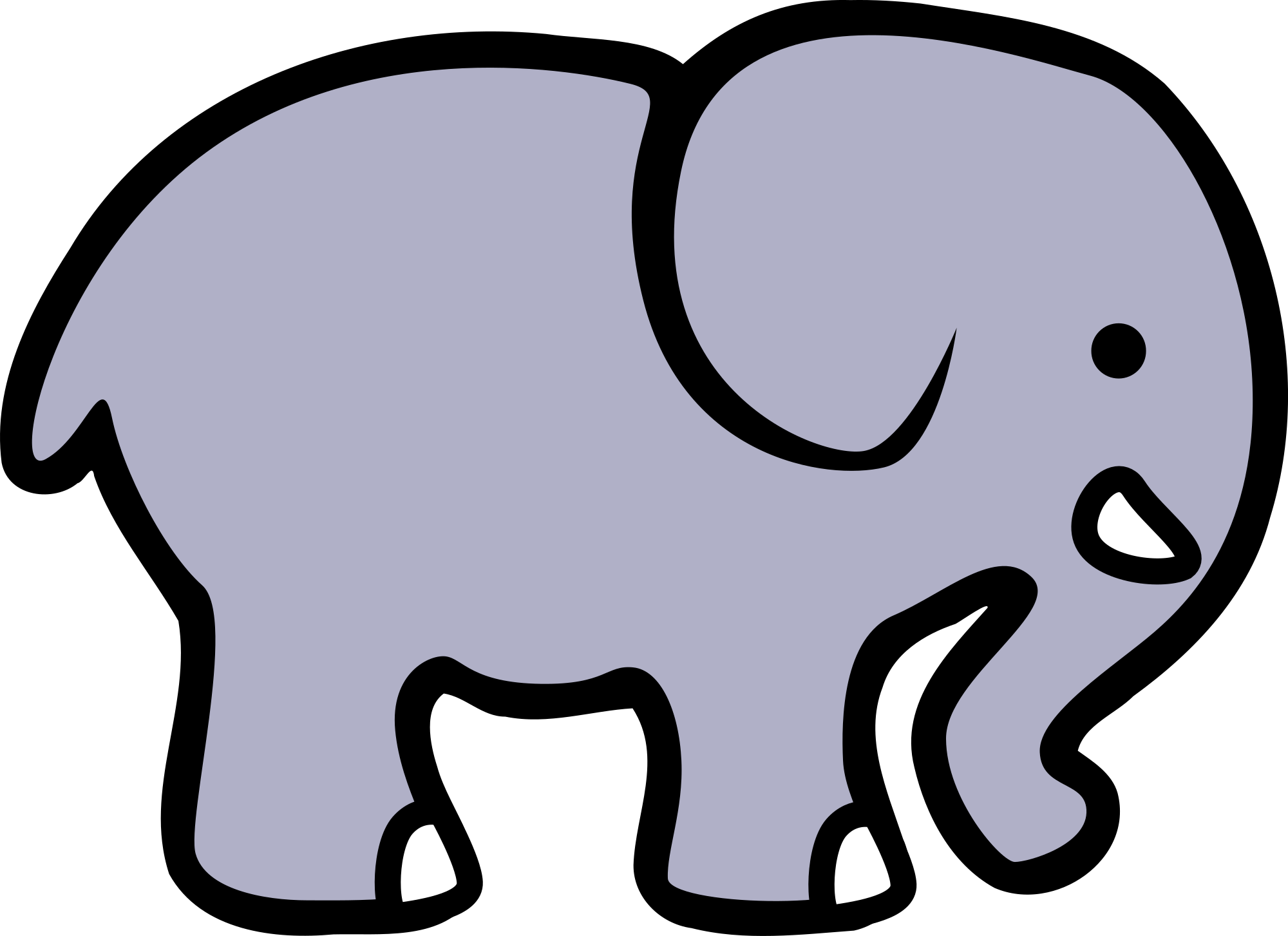 pics of cartoon elephants