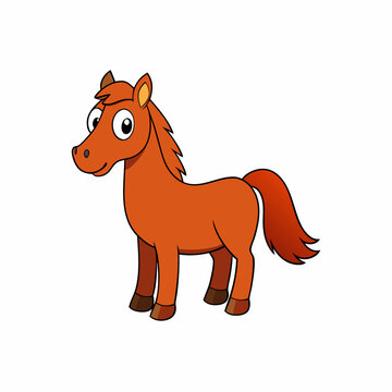 pics of cartoon horses