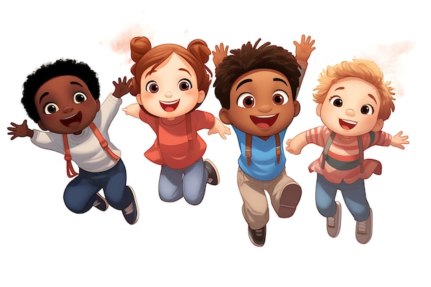 pics of cartoon kids