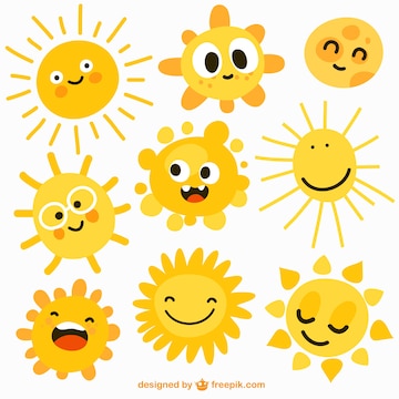 pics of cartoon suns