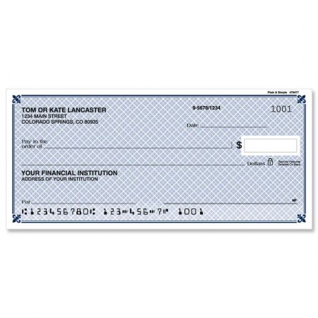 Plain &amp; Simple Personal Single Checks | Colorful Images