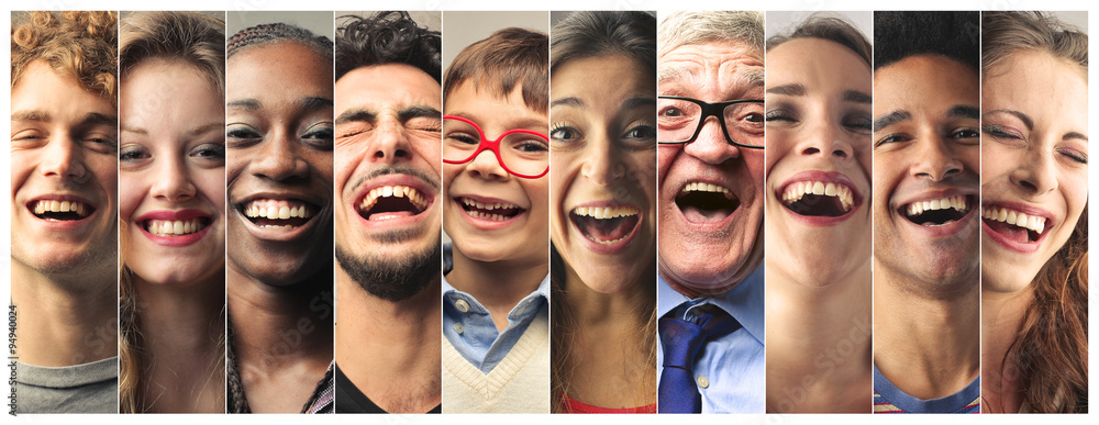 pics of laughing people