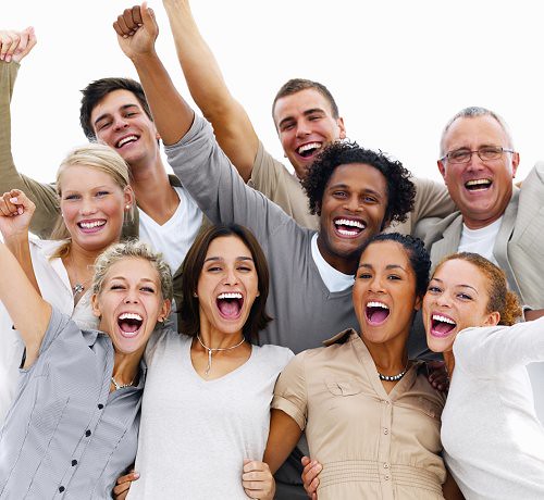 pics of laughing people