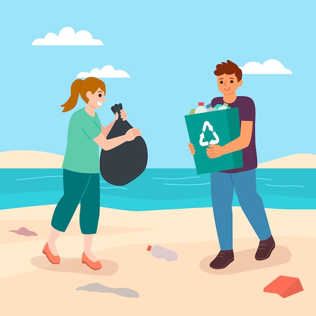pics of people cleaning