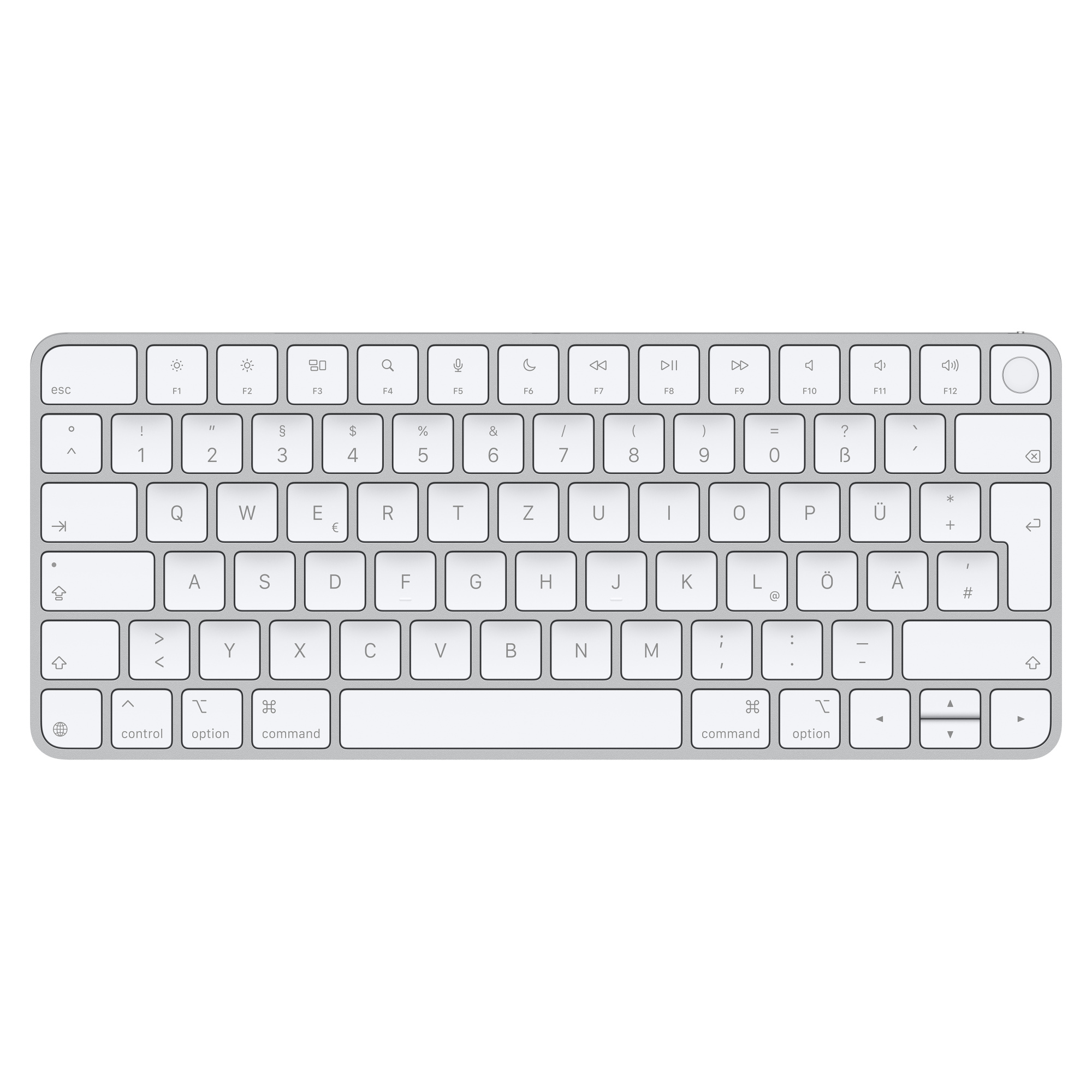 Magic Keyboard mit Touch ID für Mac Modelle mit Apple Chip (USB-C) – Deutsch