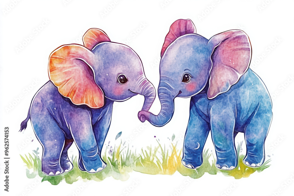picture of a cartoon elephant