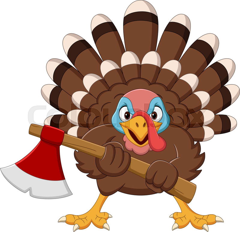 picture of a cartoon turkey