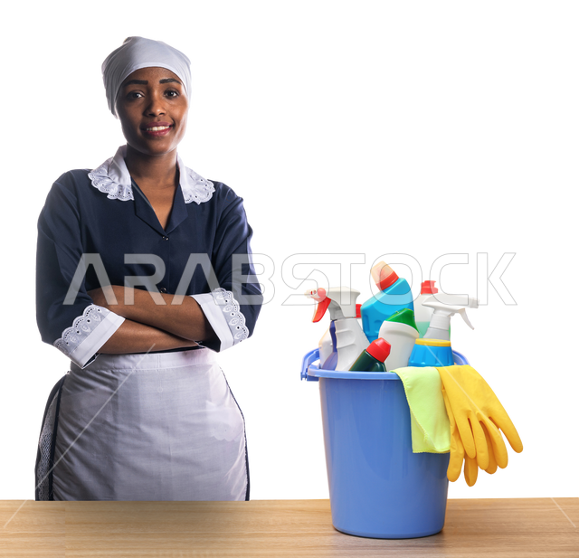 picture of a cleaning lady