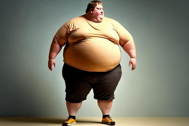 picture of a fat person