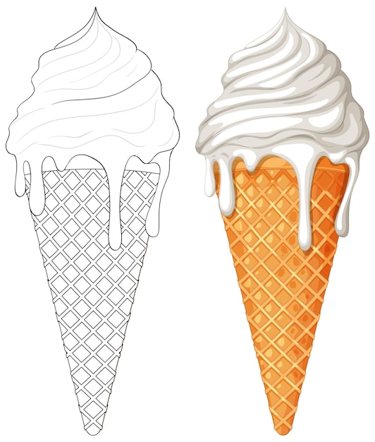 picture of a ice cream cone