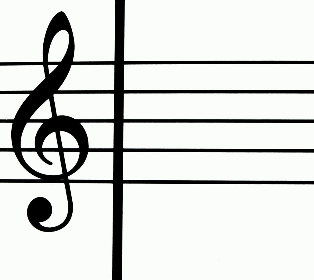 picture of a music staff