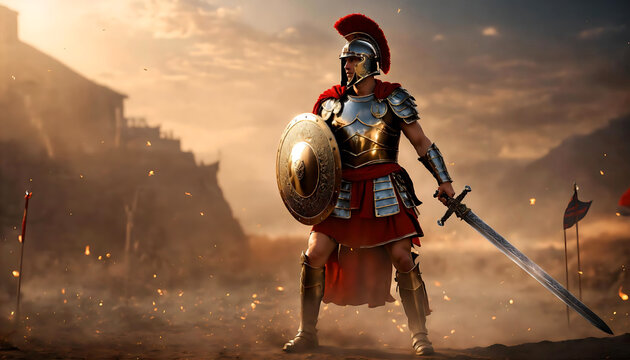 picture of a roman soldier