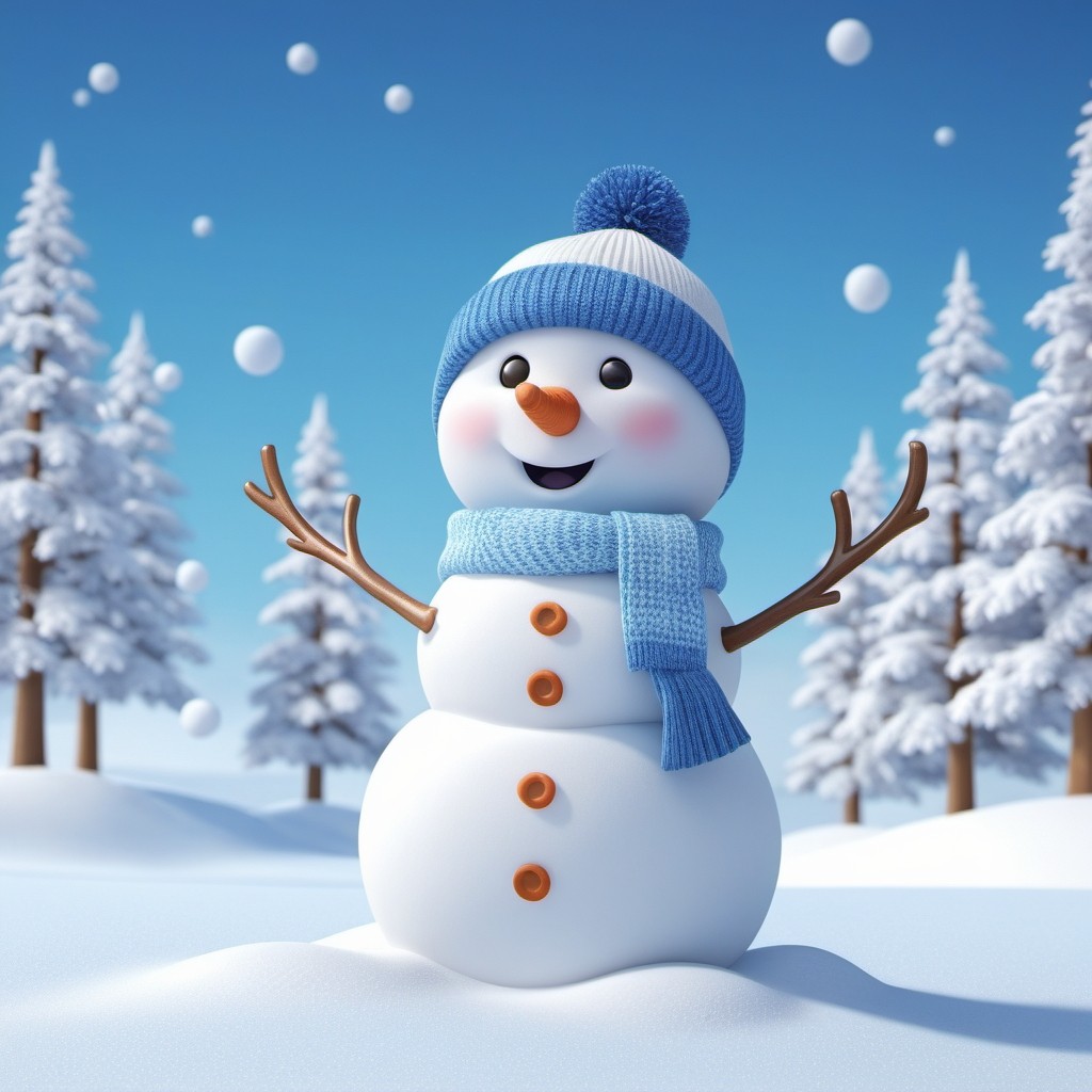 picture of a snowman