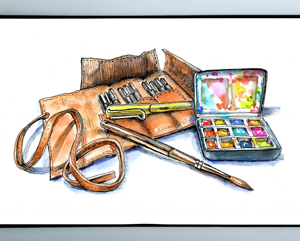 picture of art supplies