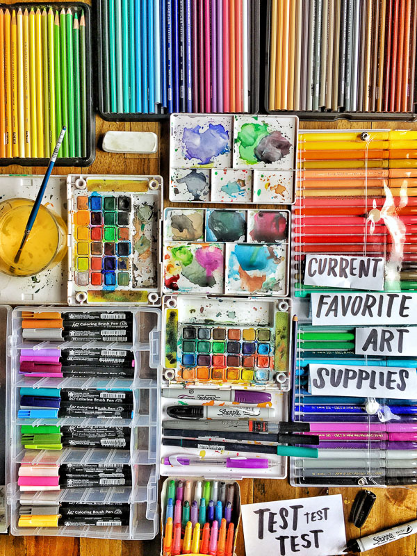 picture of art supplies