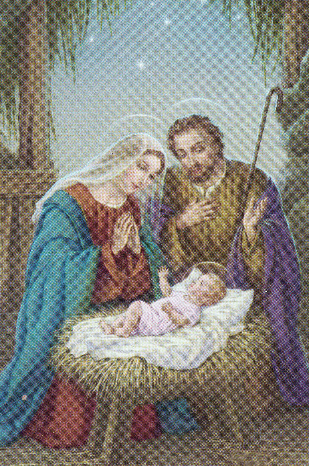 picture of baby jesus in a manger