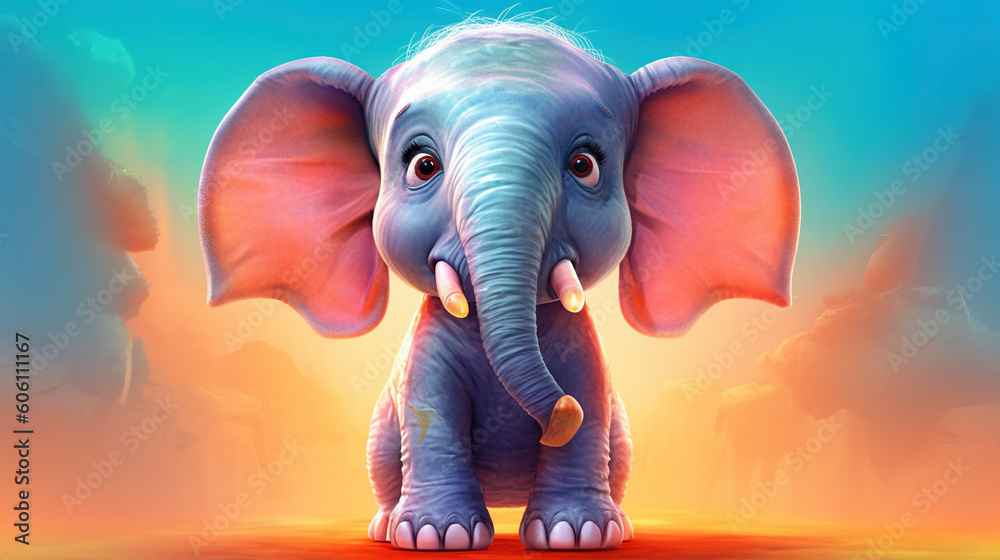 picture of cartoon elephant