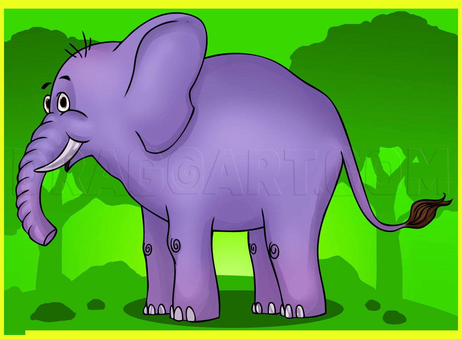 picture of cartoon elephant