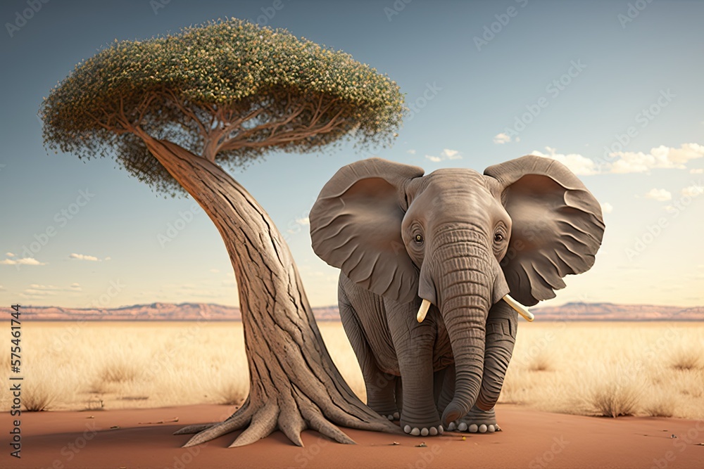 picture of cartoon elephant