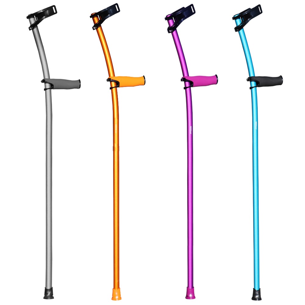 INDESmed crutches aircraft aluminium 140 kg - Elbe Stock UG &amp; Co. KG