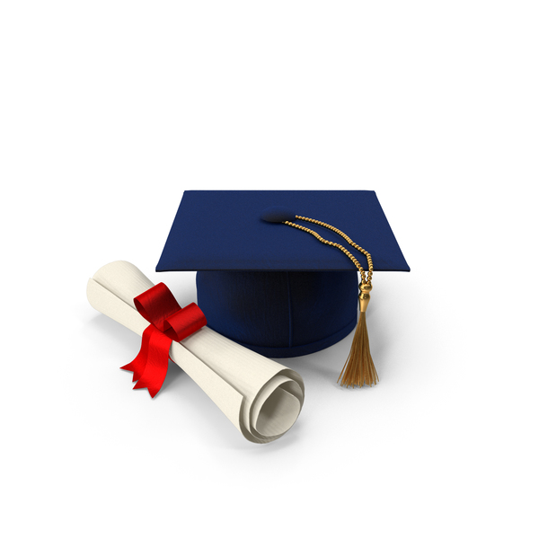picture of graduation cap and diploma