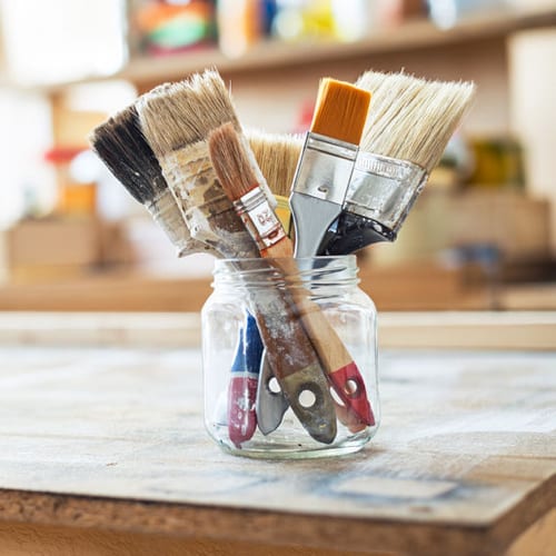picture of paint brushes