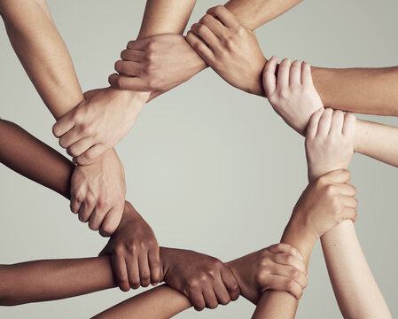 picture of people holding hands