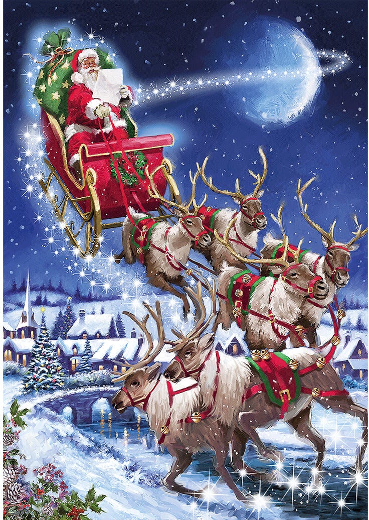 picture of santa s sleigh