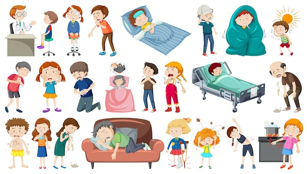 picture of sick people