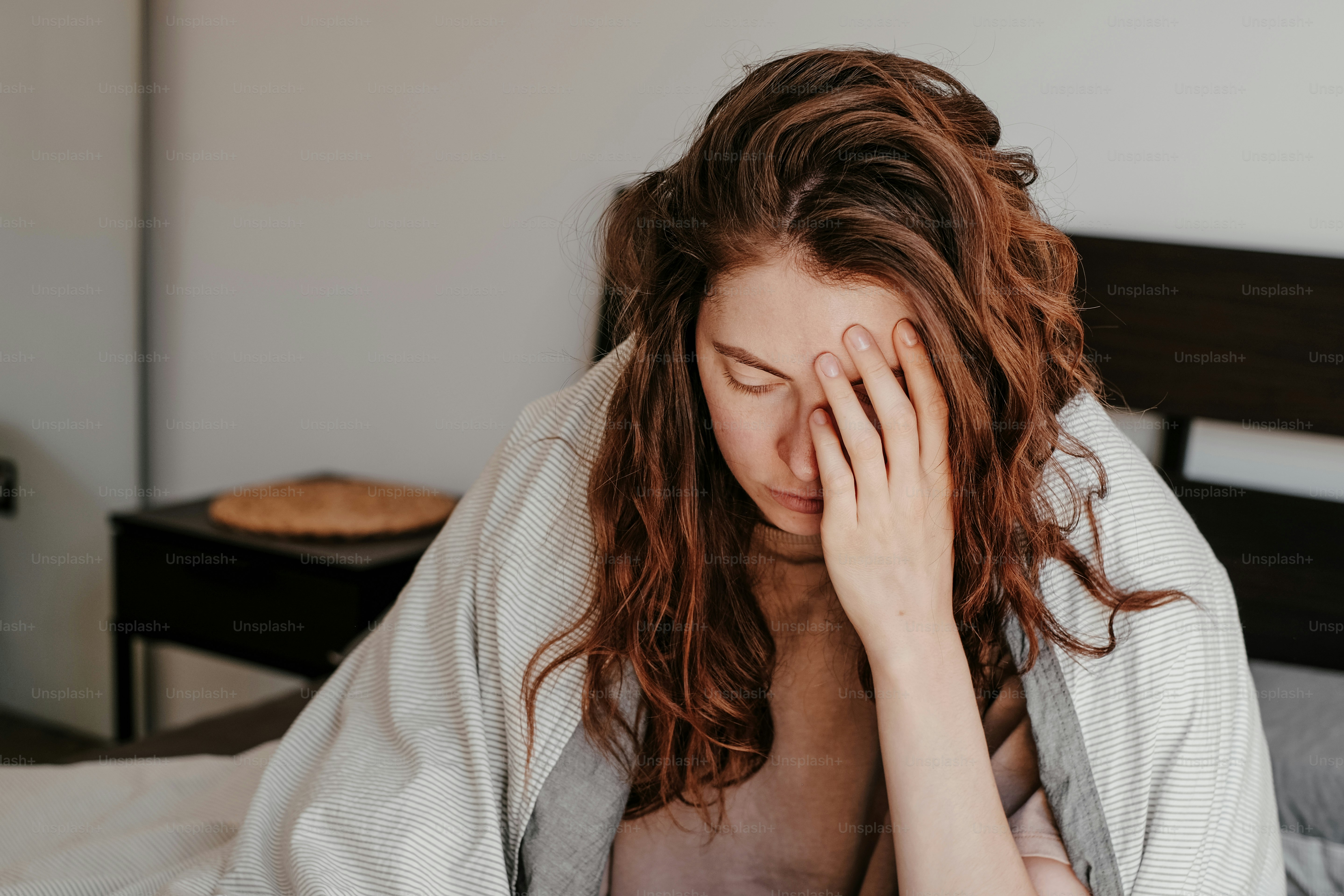 picture of sick woman