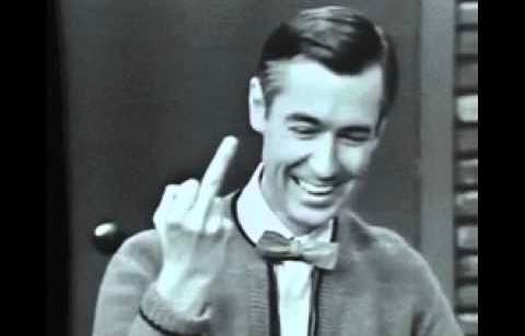 picture of someone flipping the bird