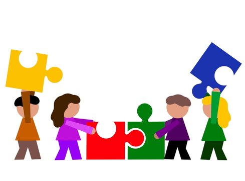 picture of working together