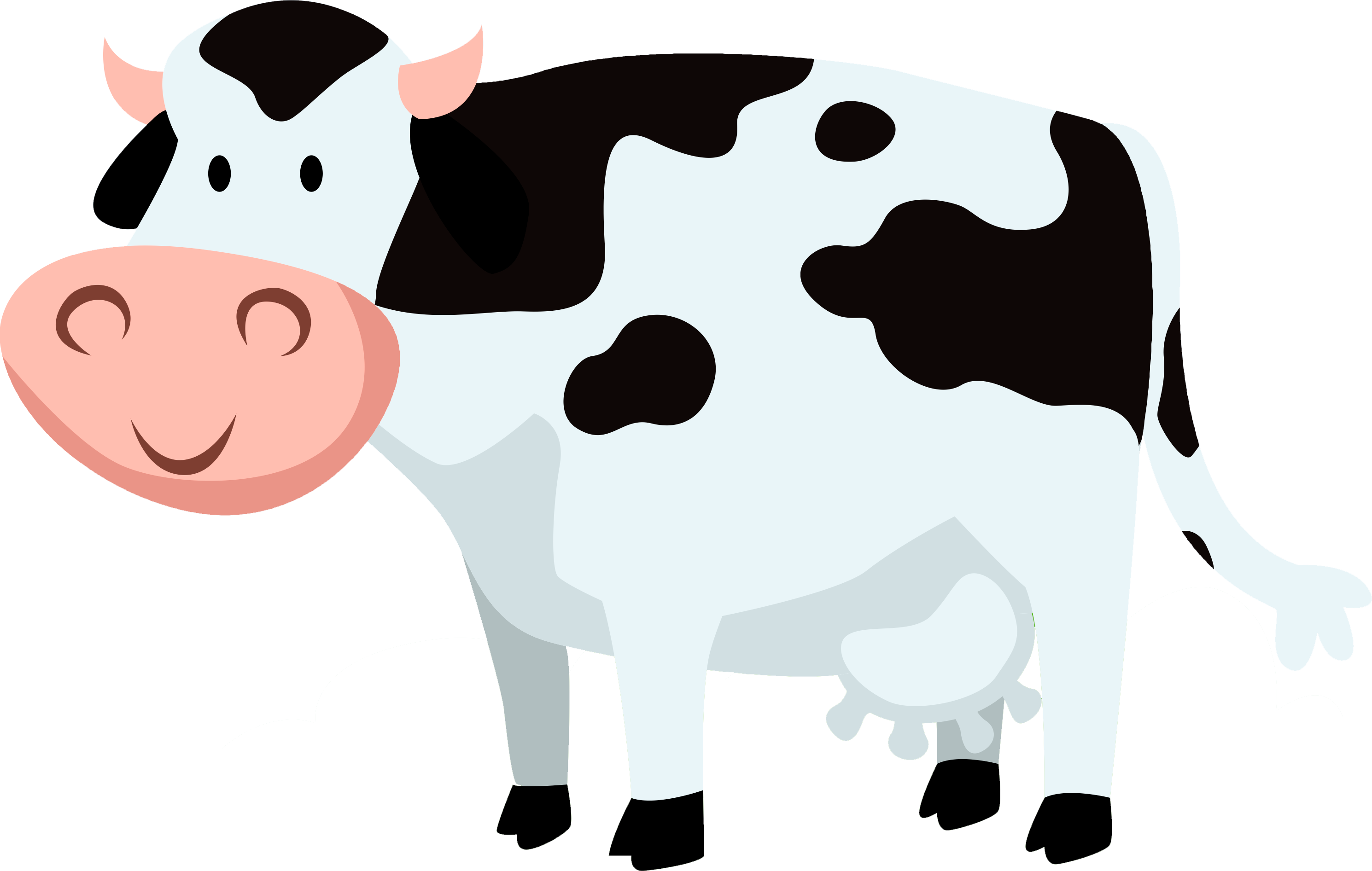pictures of a cartoon cow