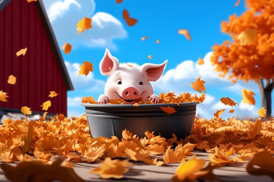 pictures of a cartoon pig