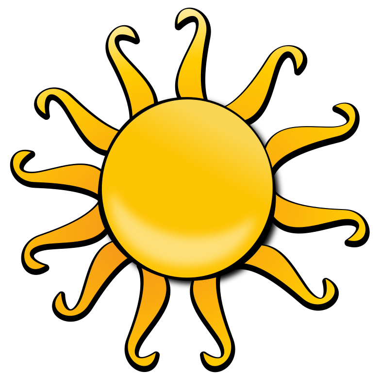 pictures of a cartoon sun