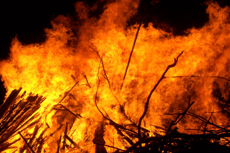 pictures of a fire